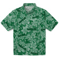 Eastern Michigan Eagles Hawaiian Shirt - Hibiscus Oasis | Hula Hawaiian Shirts