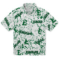 Eastern Michigan Eagles Hawaiian Shirt - Hibiscus Overlay | Hula Hawaiian Shirts
