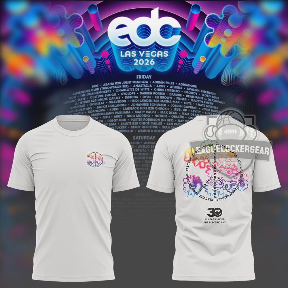 Electric Daisy Carnival 30th Anniversary Las Vegas 2026 T-Shirt - LeagueLockerGear