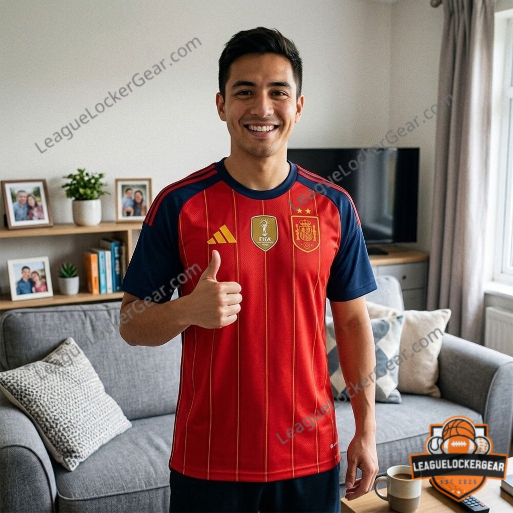 Spain España World Cup 2026 Champions Custom Football Jersey - LeagueLockerGear
