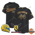 Ferrari Lewis Hamilton 44 Baseball Jersey - LeagueLockerGear