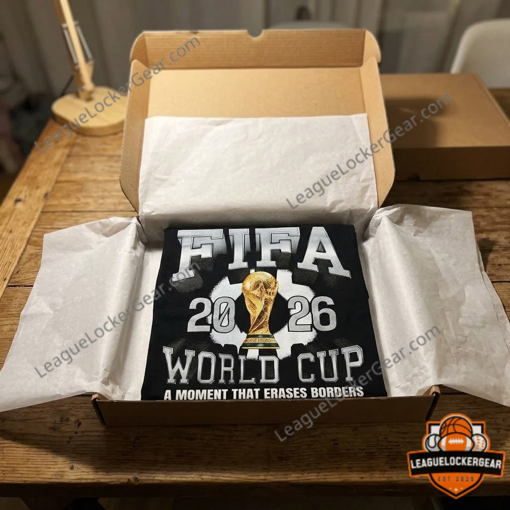 FIFA World Cup 2026 A Moment That Erases Borders T-Shirt - LeagueLockerGear