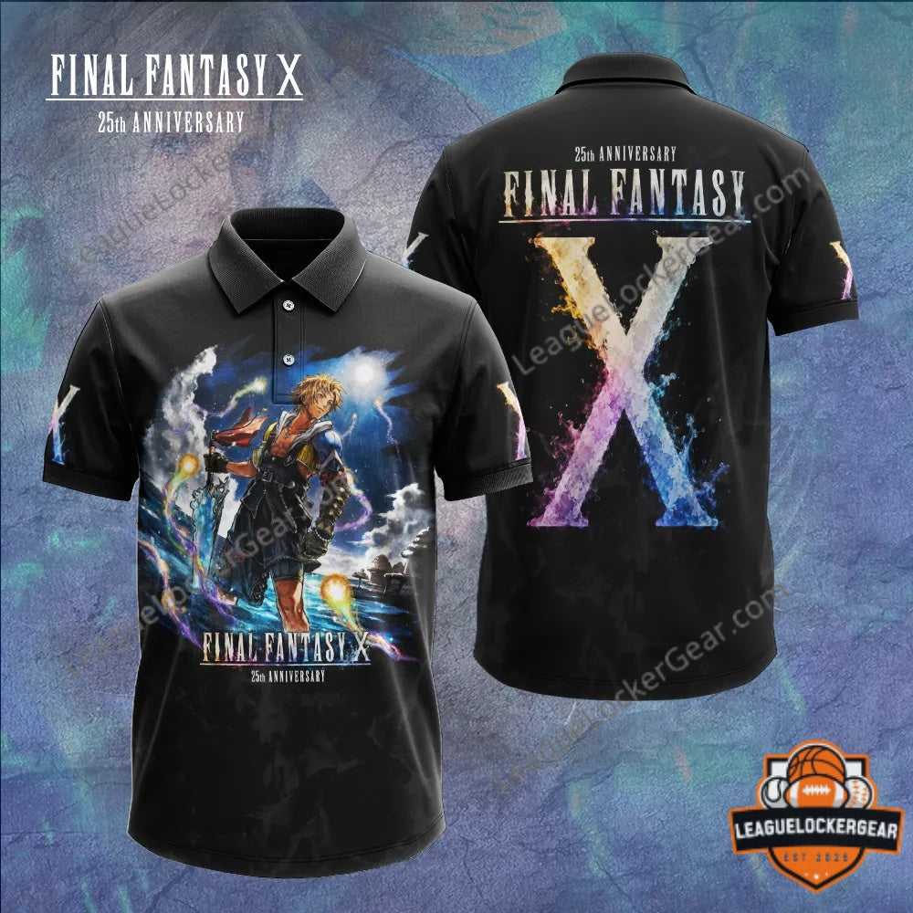 Final Fantasy X 25th Anniversary T-Shirt - LeagueLockerGear