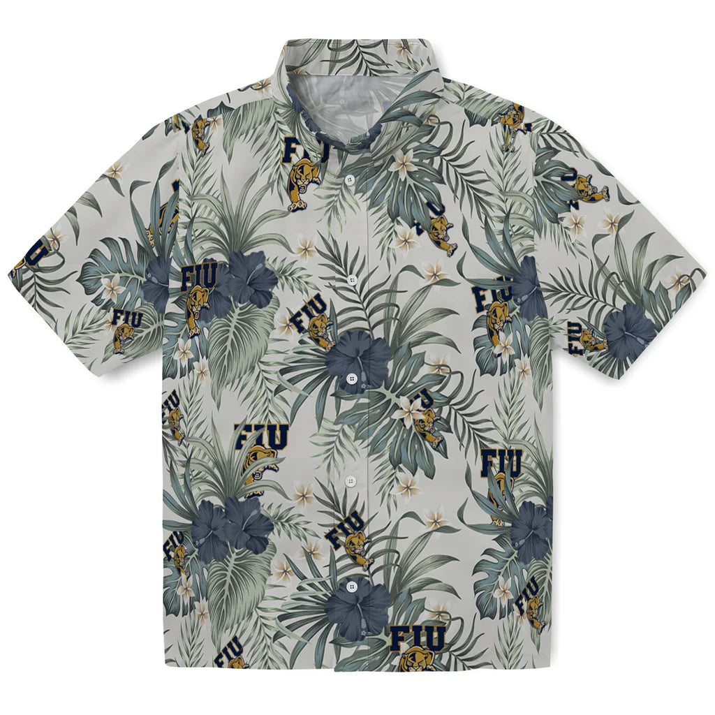 FIU Panthers Hawaiian Shirt - Hibiscus Designs | Hula Hawaiian Shirts
