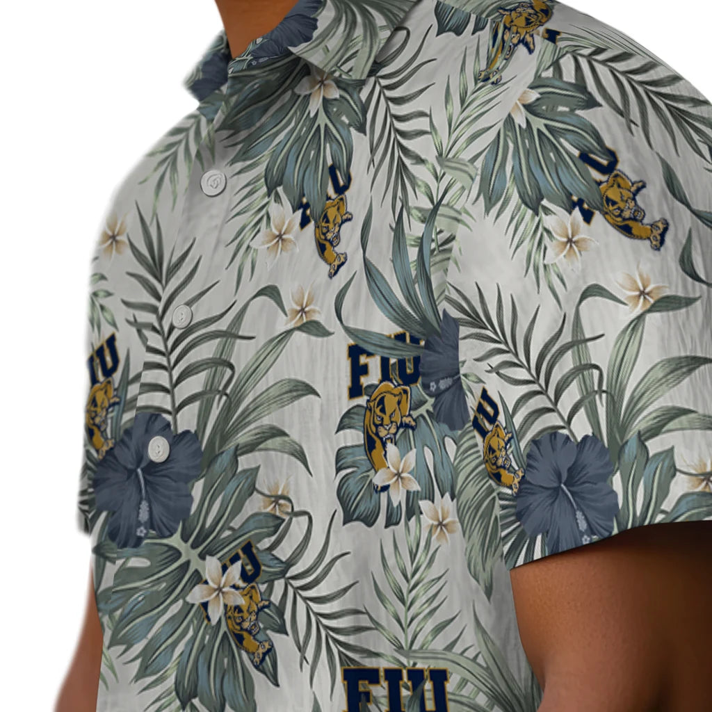 FIU Panthers Hawaiian Shirt - Hibiscus Designs | Hula Hawaiian Shirts