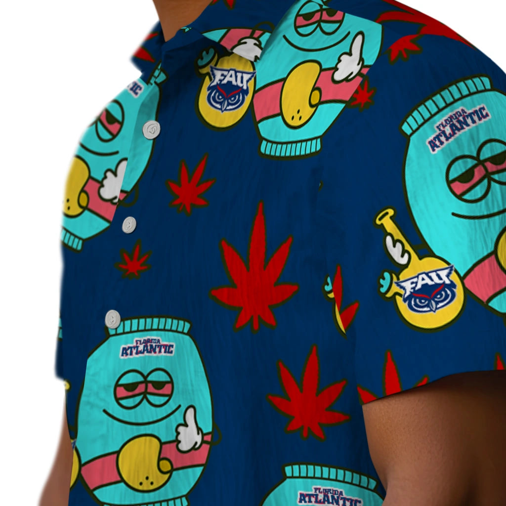 Florida Atlantic Owls Hawaiian Shirt - Chill Vibe | Hula Hawaiian Shirts