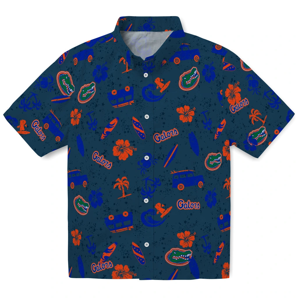 Florida Gators Hawaiian Shirt - Beach Vibe | Hula Hawaiian Shirts