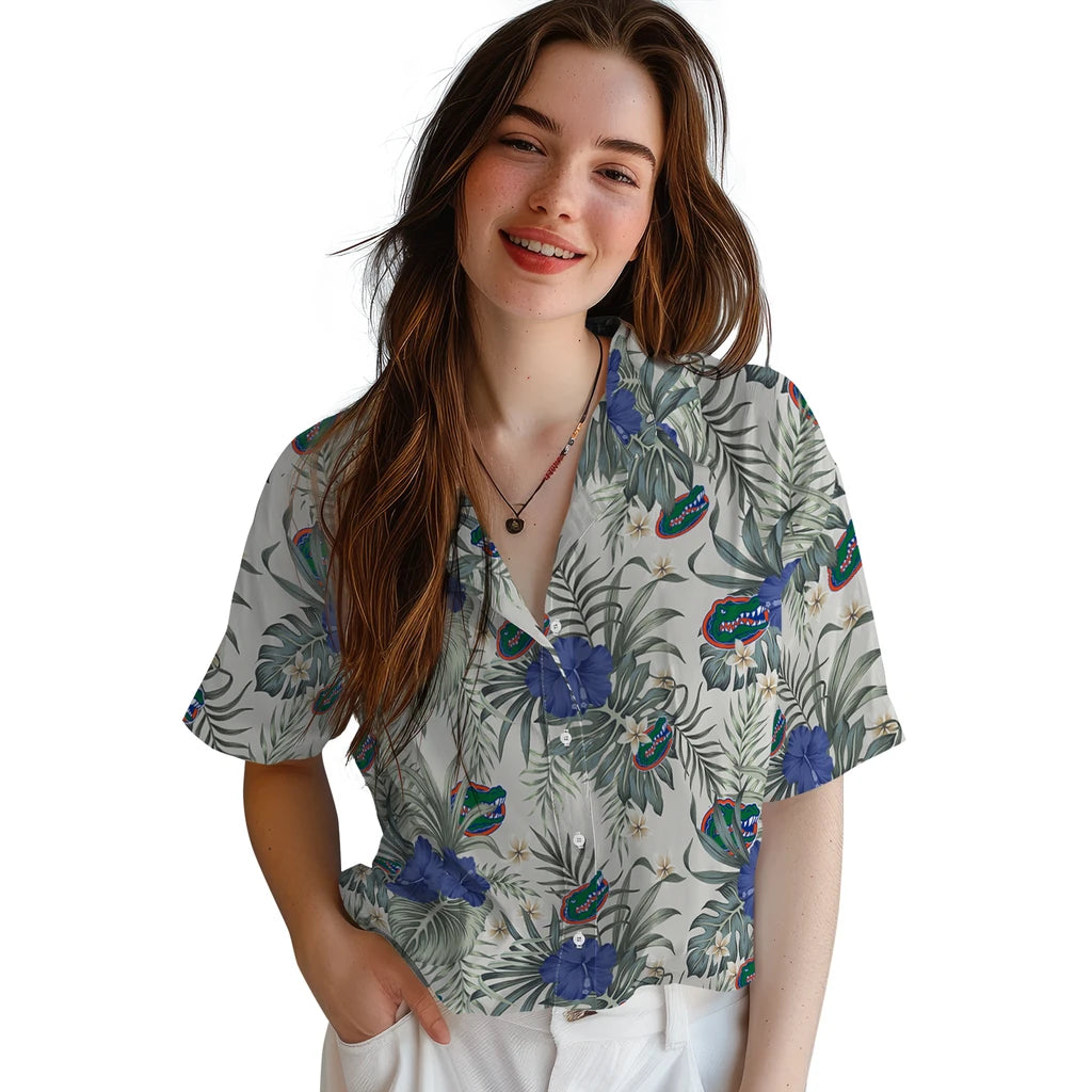 Florida Gators Hawaiian Shirt - Hibiscus Designs | Hula Hawaiian Shirts
