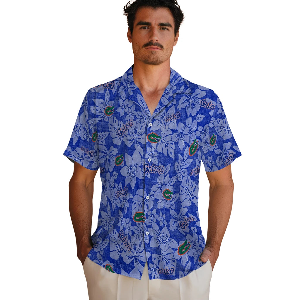 Florida Gators Hawaiian Shirt - Hibiscus Oasis | Hula Hawaiian Shirts