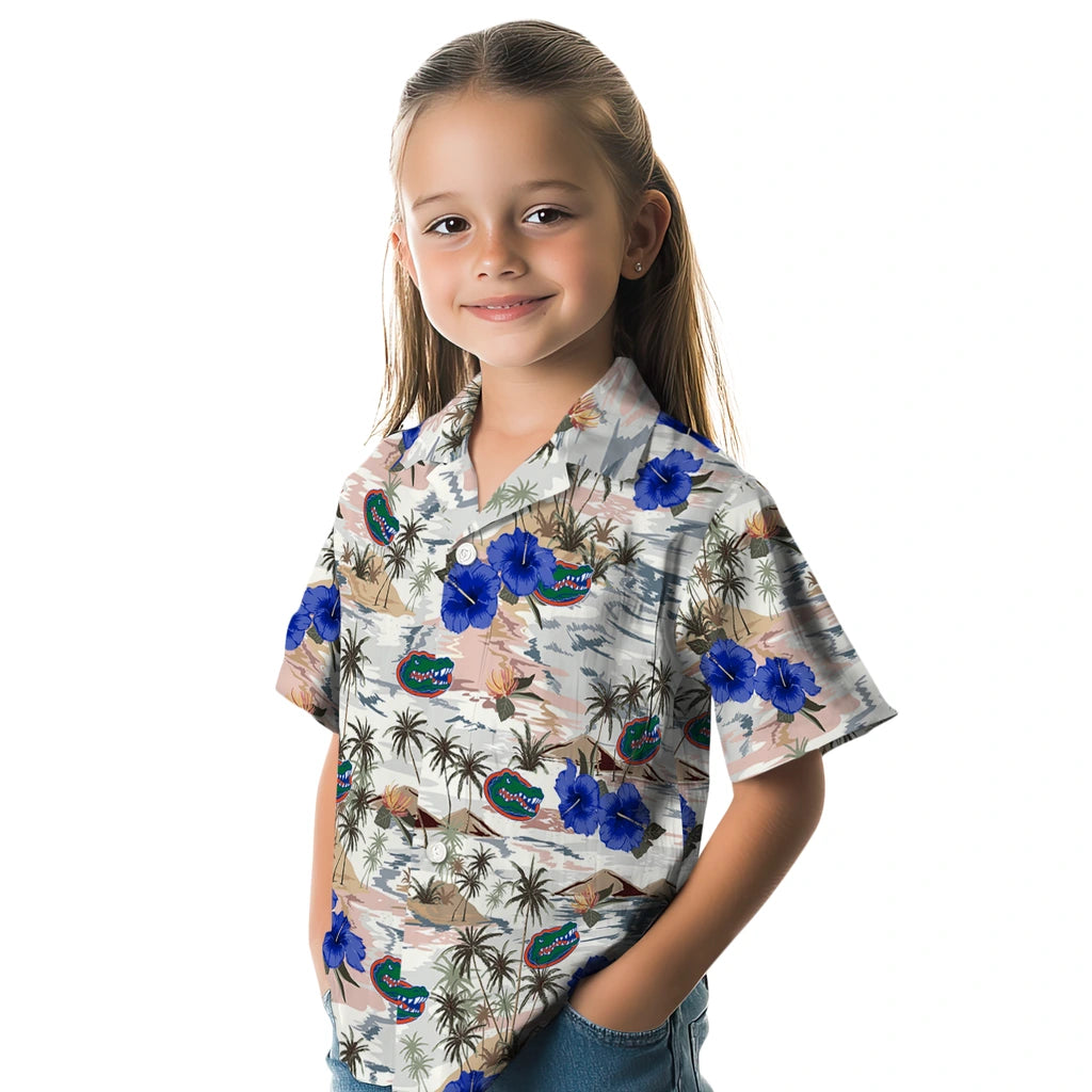Florida Gators Hawaiian Shirt - Hibiscus Seaside | Hula Hawaiian Shirts