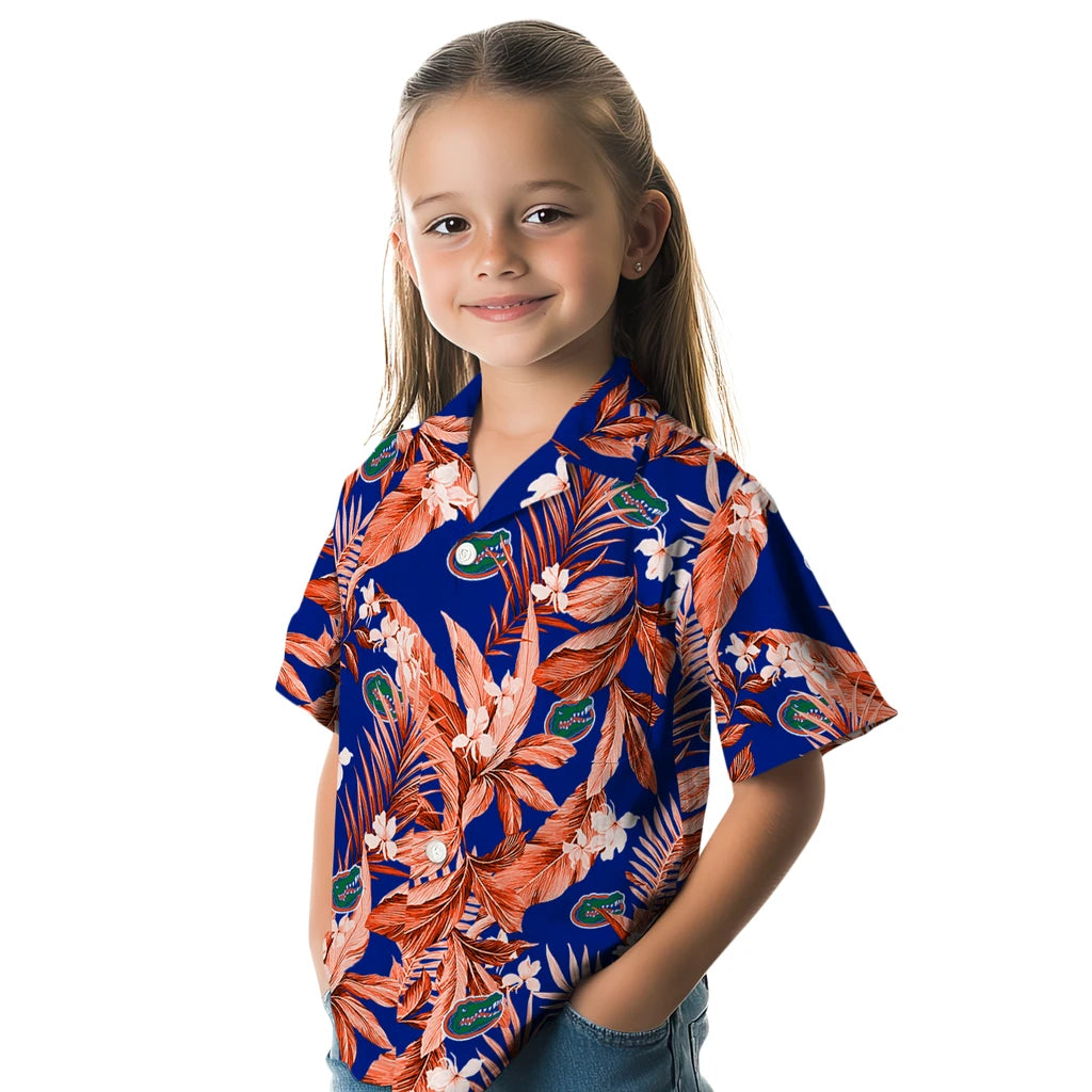 Florida Gators Hawaiian Shirt - Palm Leaves | Hula Hawaiian Shirts