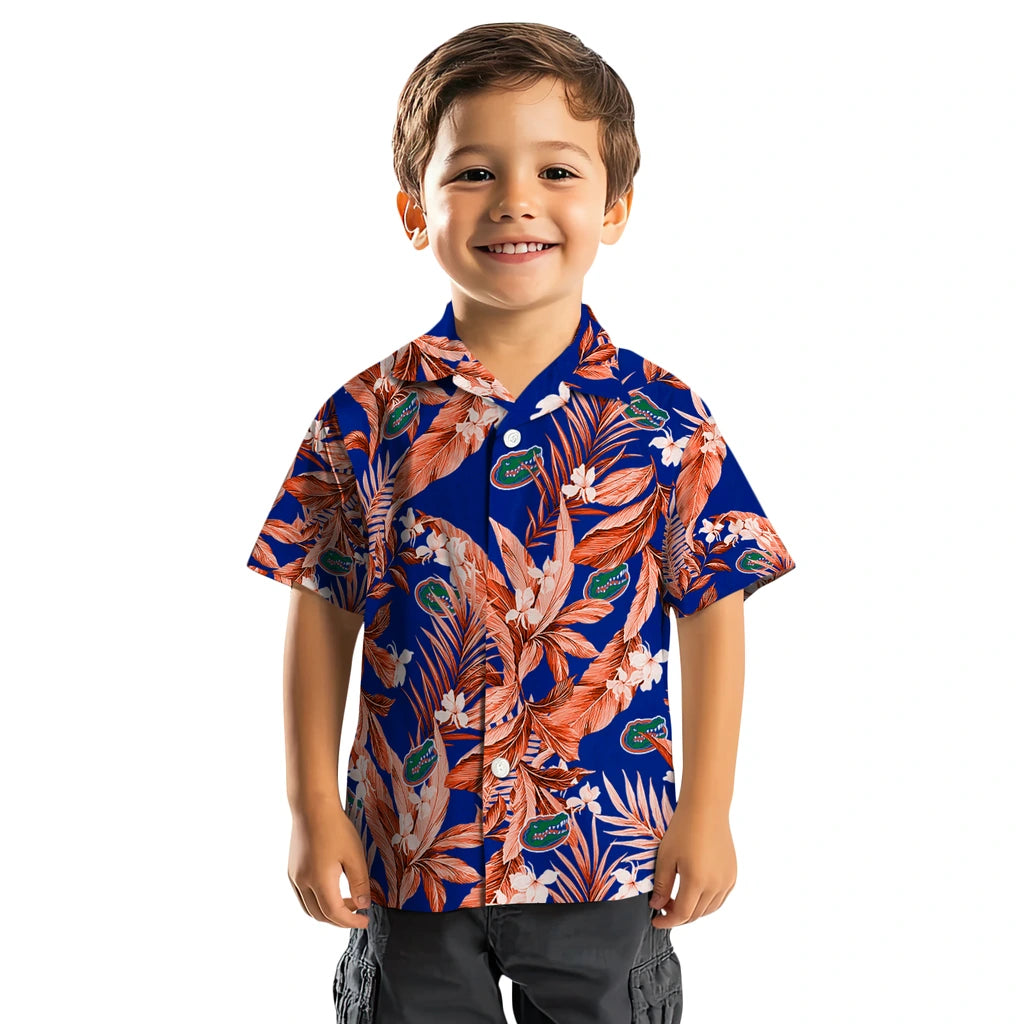 Florida Gators Hawaiian Shirt - Palm Leaves | Hula Hawaiian Shirts