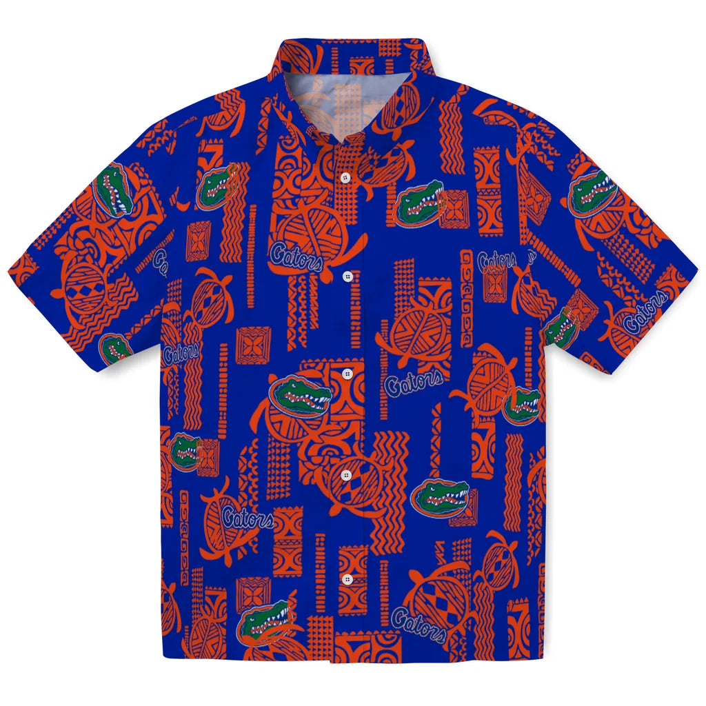 Florida Gators Hawaiian Shirt - Turtle Lines | Hula Hawaiian Shirts