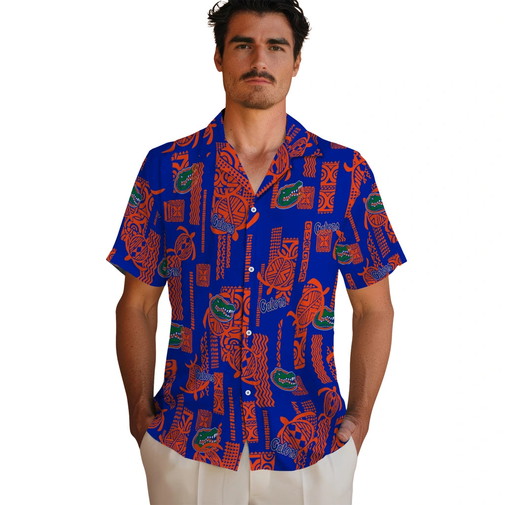Florida Gators Hawaiian Shirt - Turtle Lines | Hula Hawaiian Shirts