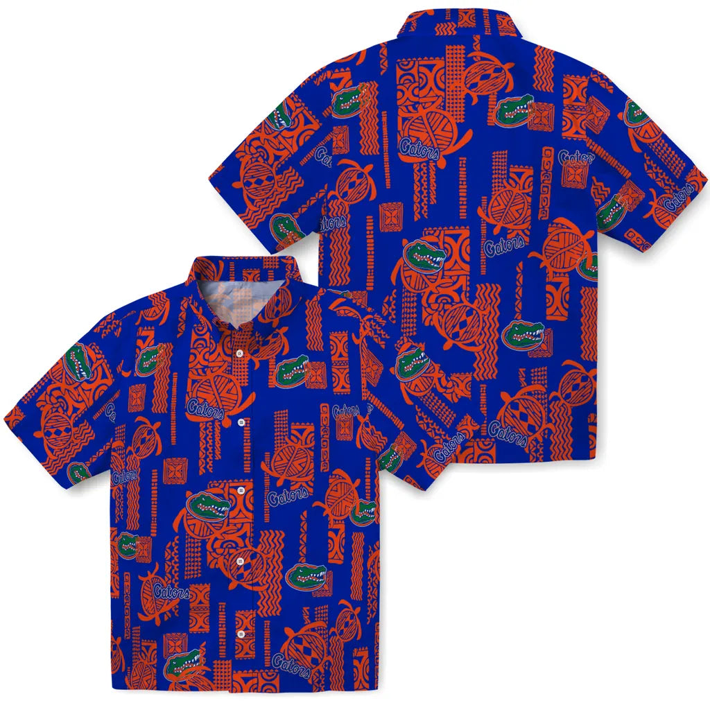 Florida Gators Hawaiian Shirt - Turtle Lines | Hula Hawaiian Shirts