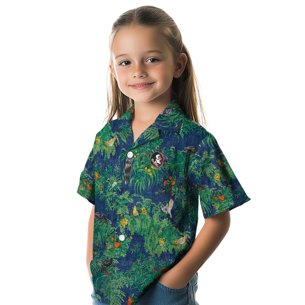 Florida State Seminoles Hawaiian Shirt - Bird Canopy | Hula Hawaiian Shirts