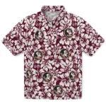 Florida State Seminoles Hawaiian Shirt - Hibiscus Motif | Hula Hawaiian Shirts