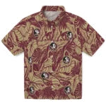 Florida State Seminoles Hawaiian Shirt - Monstera Layer | Hula Hawaiian Shirts