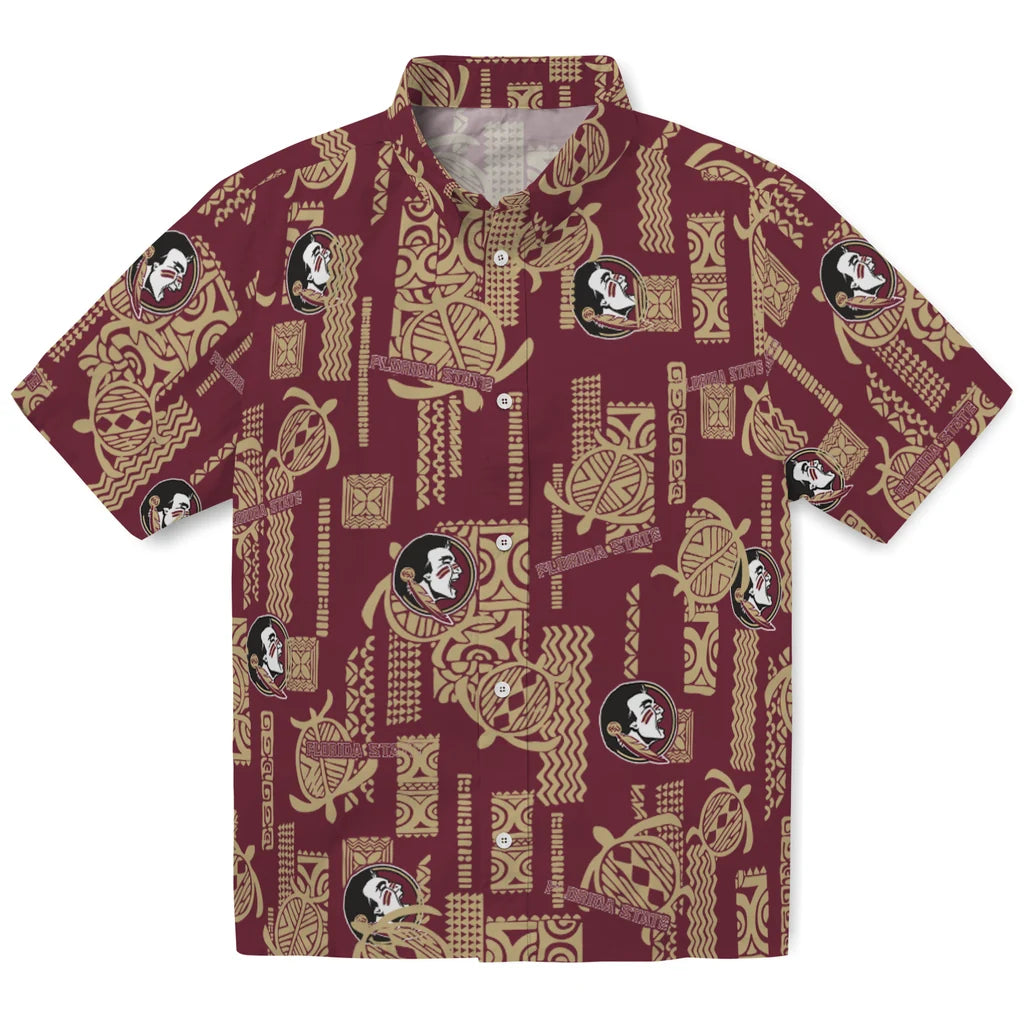 Florida State Seminoles Hawaiian Shirt - Turtle Lines | Hula Hawaiian Shirts