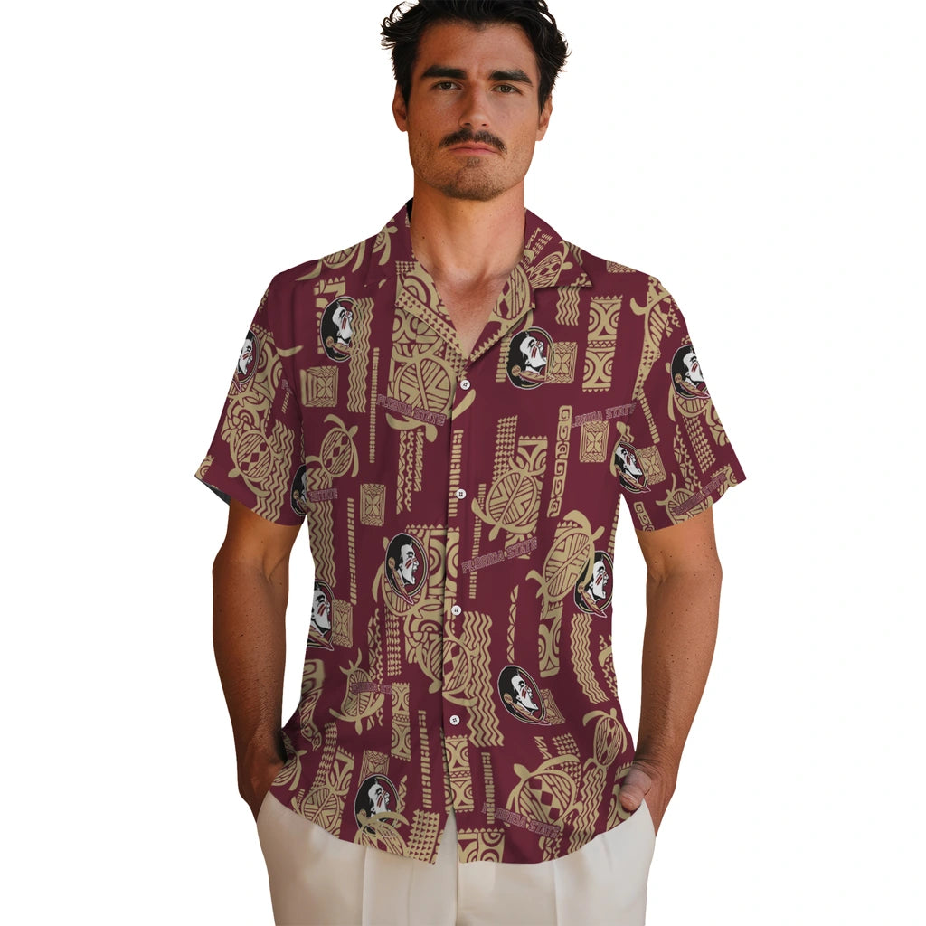 Florida State Seminoles Hawaiian Shirt - Turtle Lines | Hula Hawaiian Shirts