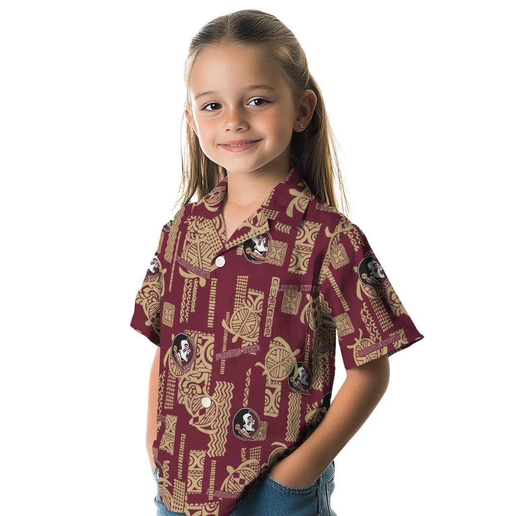 Florida State Seminoles Hawaiian Shirt - Turtle Lines | Hula Hawaiian Shirts