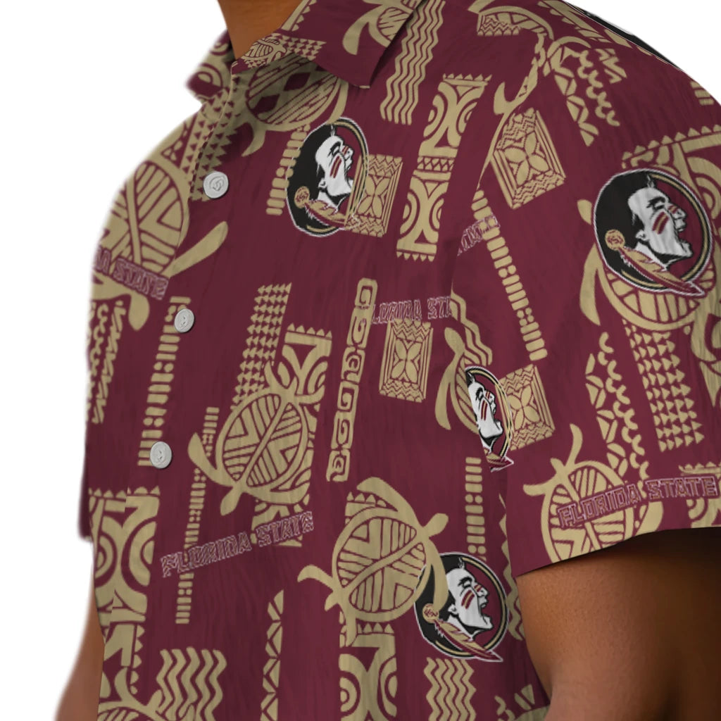 Florida State Seminoles Hawaiian Shirt - Turtle Lines | Hula Hawaiian Shirts