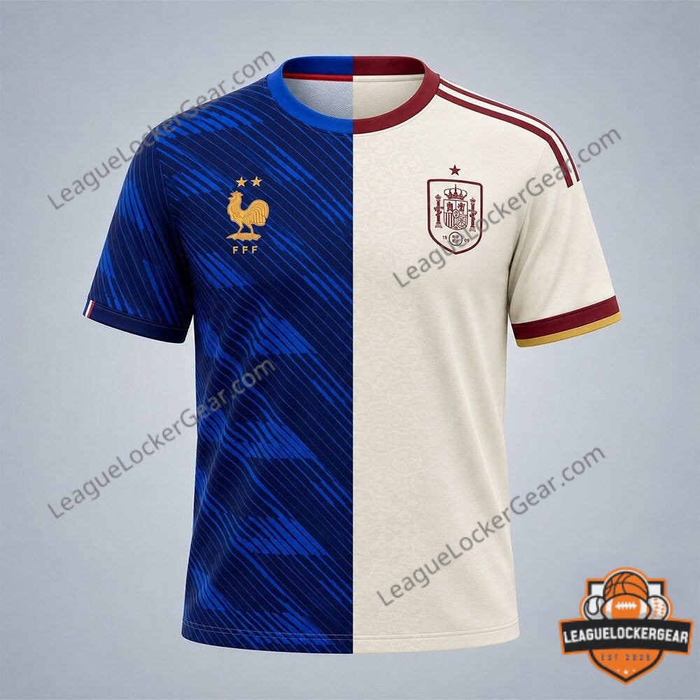 France vs Spain FIFA World Cup 2026 T-Shirt - LeagueLockerGear