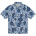 Georgetown Hoyas Hawaiian Shirt - Hibiscus Blooms | Hula Hawaiian Shirts
