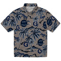 Georgetown Hoyas Hawaiian Shirt - Palm Sunset | Hula Hawaiian Shirts