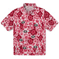 Georgia Bulldogs Hawaiian Shirt - Hibiscus Blooms | Hula Hawaiian Shirts