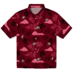Georgia Bulldogs Hawaiian Shirt - Palm And Clouds | Hula Hawaiian Shirts