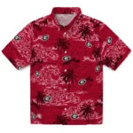 Georgia Bulldogs Hawaiian Shirt - Wave Palm | Hula Hawaiian Shirts