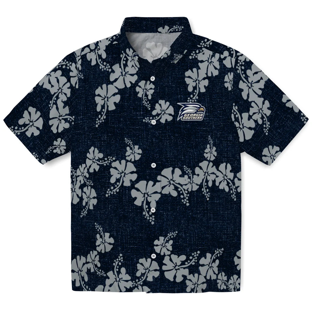 Georgia Southern Eagles Hawaiian Shirt - 50th State Flower | Hula Hawaiian Shirts