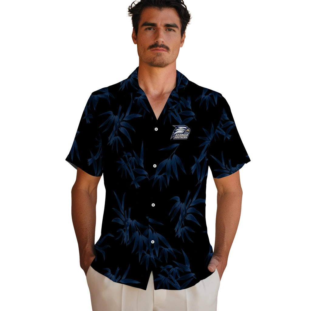 Georgia Southern Eagles Hawaiian Shirt - Bamboo Branches | Hula Hawaiian Shirts