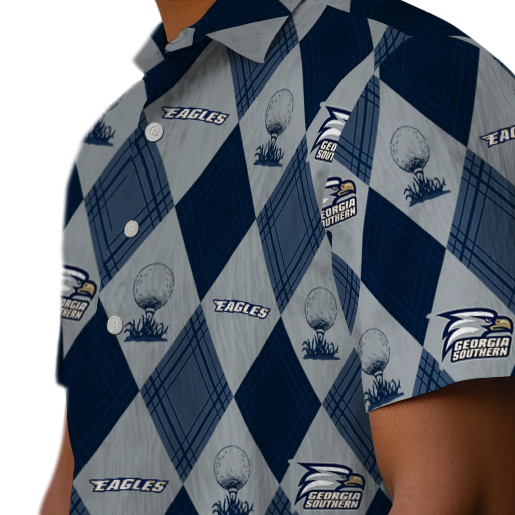 Georgia Southern Eagles Hawaiian Shirt - Golfing Plaid | Hula Hawaiian Shirts