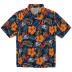 Georgia Southern Eagles Hawaiian Shirt - Hibiscus Foliage | Hula Hawaiian Shirts
