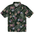 Georgia Southern Eagles Hawaiian Shirt - Hibiscus Leaves Pattern | Hula Hawaiian Shirts