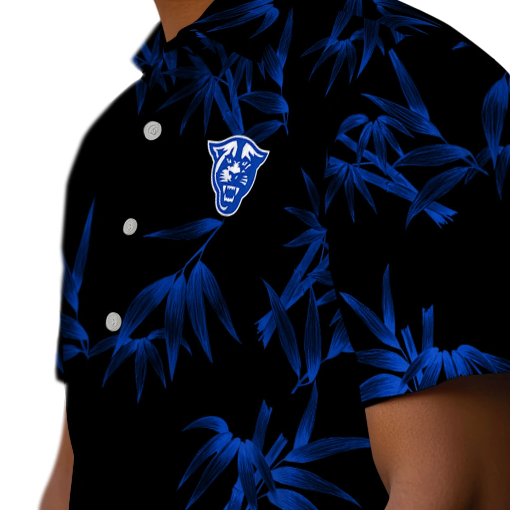 Georgia State Panthers Hawaiian Shirt - Bamboo Branches | Hula Hawaiian Shirts