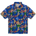 Georgia State Panthers Hawaiian Shirt - Hawaiian Girls Design | Hula Hawaiian Shirts