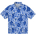 Georgia State Panthers Hawaiian Shirt - Hibiscus Blooms | Hula Hawaiian Shirts