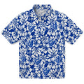 Georgia State Panthers Hawaiian Shirt - Hibiscus Motif | Hula Hawaiian Shirts