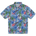 Georgia State Panthers Hawaiian Shirt - Pineapple Bouquet | Hula Hawaiian Shirts
