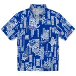 Georgia State Panthers Hawaiian Shirt - Turtle Lines | Hula Hawaiian Shirts
