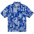 Georgia State Panthers Hawaiian Shirt - Turtle Lines | Hula Hawaiian Shirts