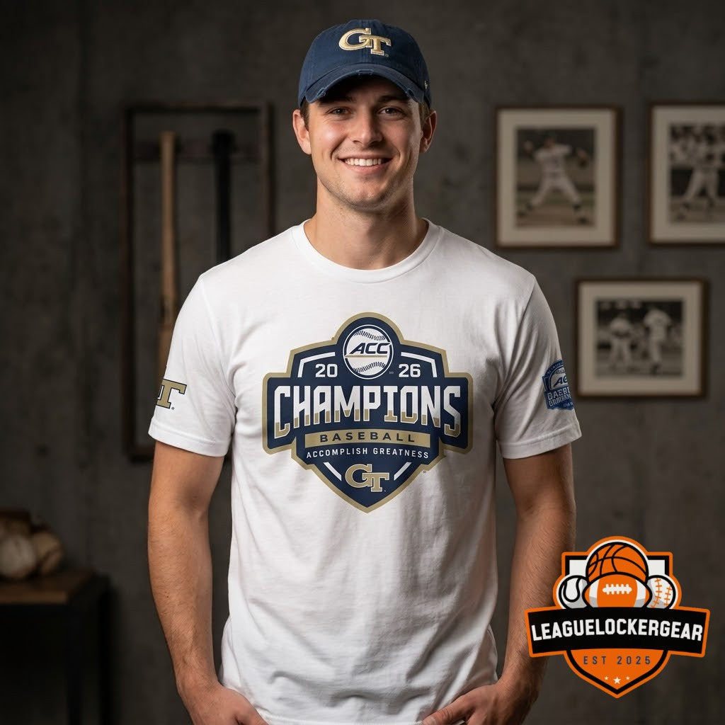 Georgia Tech Baseball 2026 ACC Baseball Championship T-Shirt - LeagueLockerGear