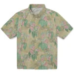Georgia Tech Yellow Jackets Hawaiian Shirt - Anthurium Overlay | Hula Hawaiian Shirts