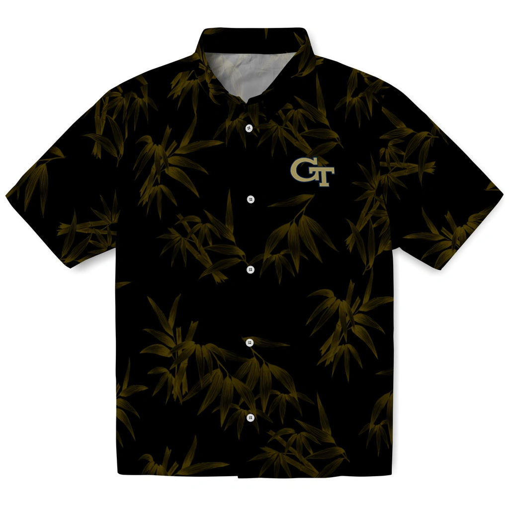 Georgia Tech Yellow Jackets Hawaiian Shirt - Bamboo Branches | Hula Hawaiian Shirts