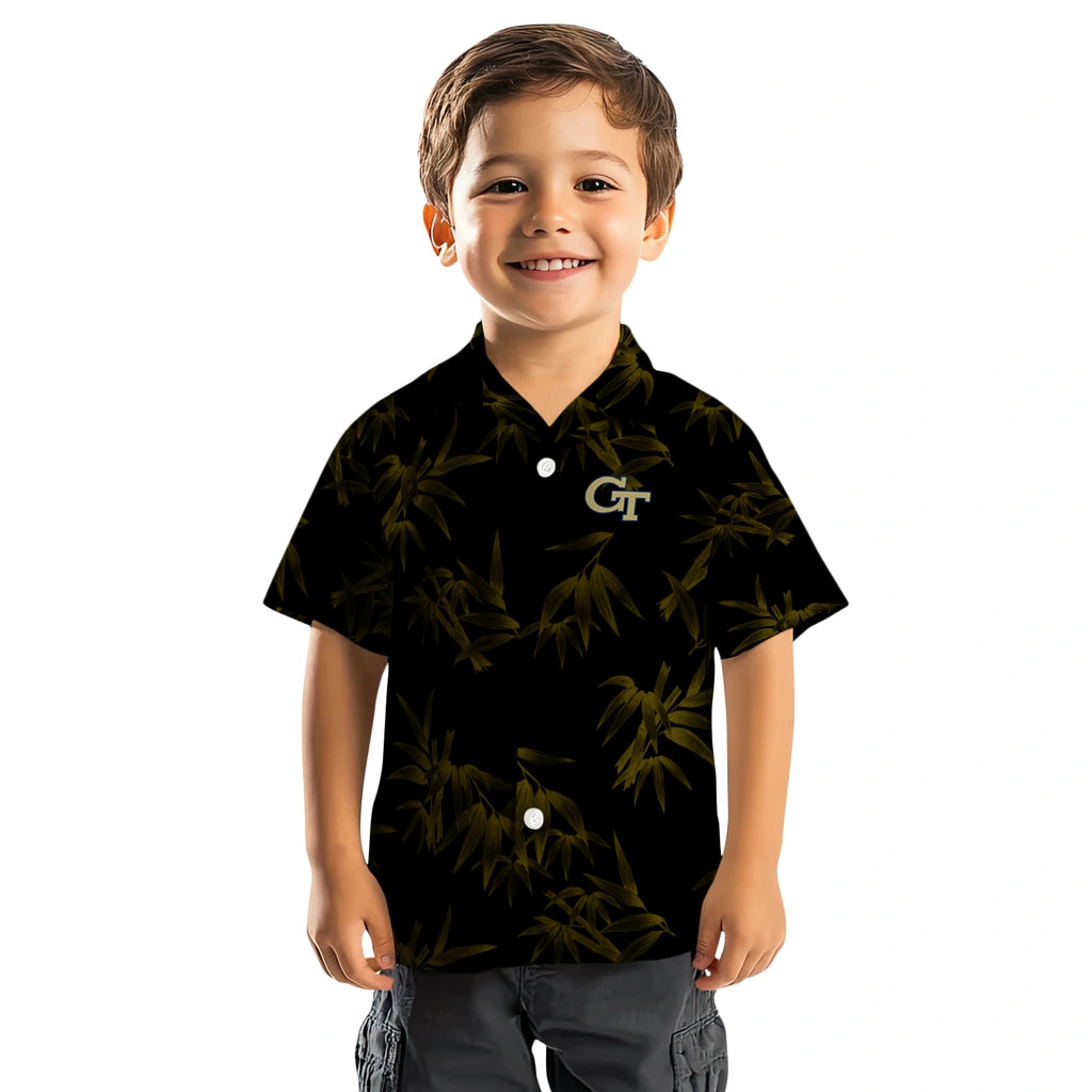 Georgia Tech Yellow Jackets Hawaiian Shirt - Bamboo Branches | Hula Hawaiian Shirts