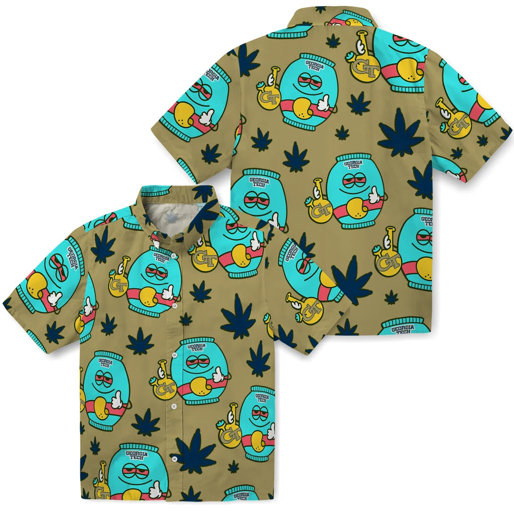 Georgia Tech Yellow Jackets Hawaiian Shirt - Chill Vibe | Hula Hawaiian Shirts
