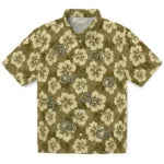 Georgia Tech Yellow Jackets Hawaiian Shirt - Hibiscus Cluster | Hula Hawaiian Shirts